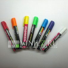 Меловой маркер DUOLE (жидкий мел) для письма на меловых поверхностях (7 цветов) Меловой маркер DUOLE (жидкий мел) для письма на меловых поверхностях (7 цветов)