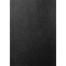 Дизайнерская бумага фактура кожа, А3, 230 г/м2, черный