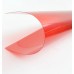 Цветной прозрачный пластик А3, ПВХ, красный