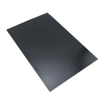 Пластик черный, матовый, 70х100 см, 0.5 мм, листовой, непрозрачный, ПП, с поверхностью для письма мелом