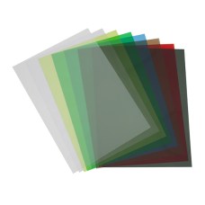 Цветной прозрачный пластик листовой A4, 0.18/0.2мм, ПВХ (УЦЕНКА: потертости, царапины)