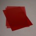 Цветной прозрачный пластик А3, ПВХ, красный