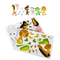 Магнитные пазлы Зоопарк (7 животных) Магнитные пазлы Зоопарк (7 животных)