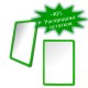 Рамка POS, А3, зеленая, без защитного экрана